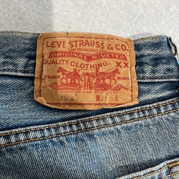 Men’s vintage 80s Levi’s 501 button fly size 36 x 36 - Picture 9 of 15